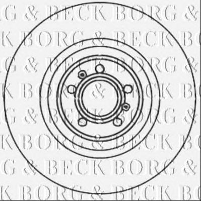 BORG & BECK bbd6009s -  Тормозной диск